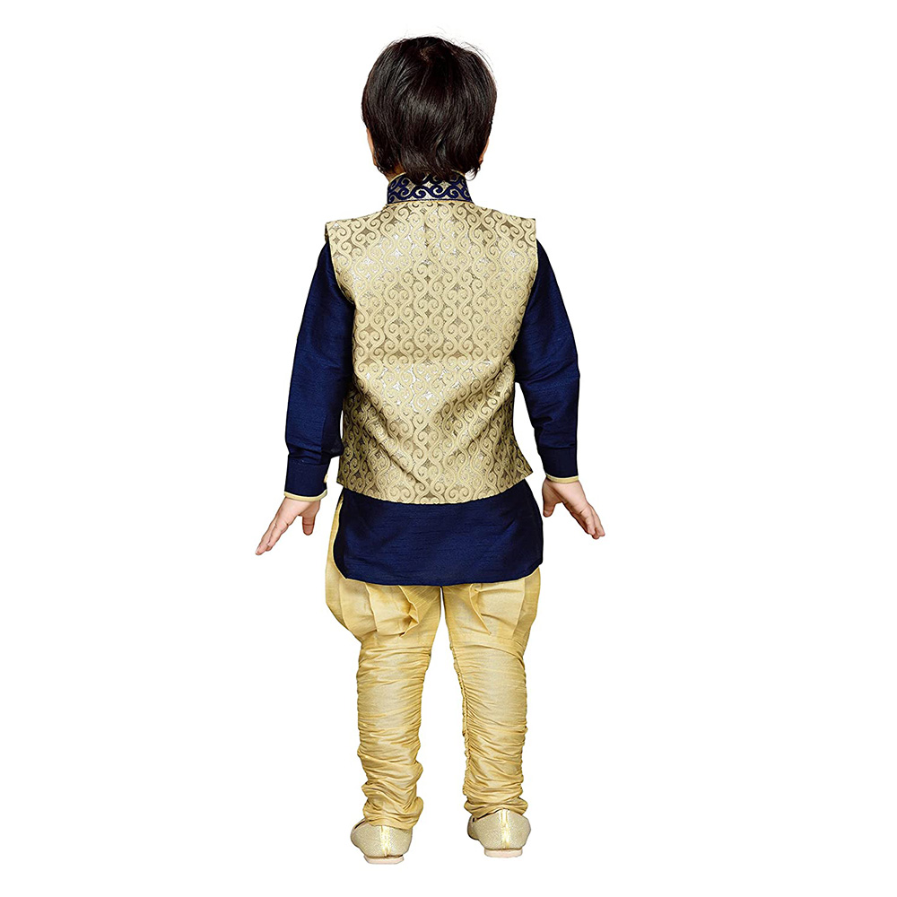 Boys Mid Thigh Kurta Pyjama Set