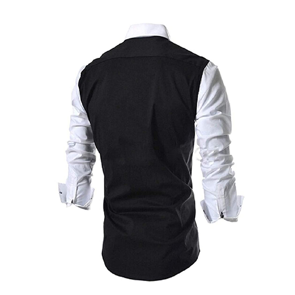 Gadgets Appliances Mens Slim Fit Shirt Black