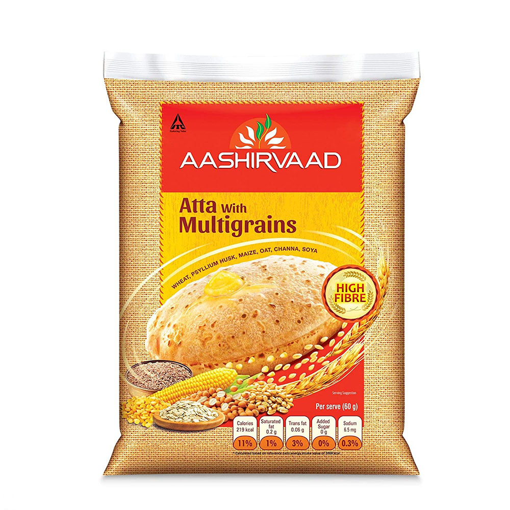 Ashirvaad Atta with Multigrains 5Kg Pack